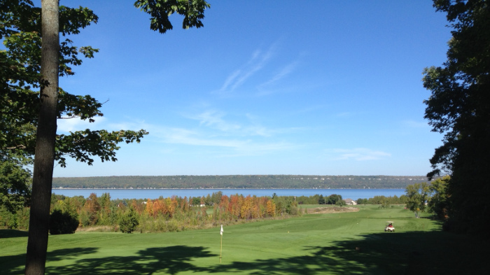 Golfing
